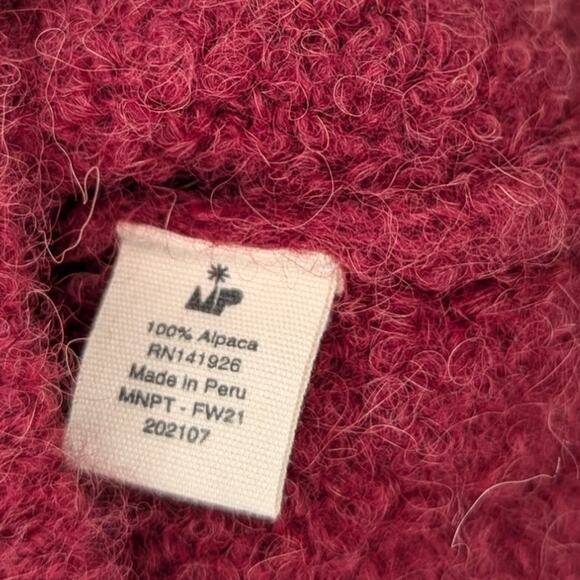 Misha & puff Boucle Ruffle Sweater - Cranberry | 4-5T - Picture 10 of 10